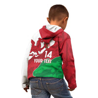 Wales Rugby Custom Kid Hoodie Go Cymru Yma O Hyd - Wonder Print Shop