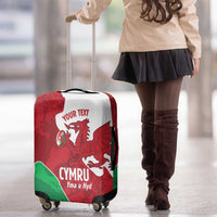 Wales Rugby Custom Luggage Cover Go Cymru Yma O Hyd - Wonder Print Shop