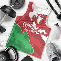 Wales Rugby Custom Men Tank Top Go Cymru Yma O Hyd - Wonder Print Shop