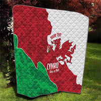 Wales Rugby Custom Quilt Go Cymru Yma O Hyd - Wonder Print Shop