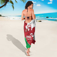 Wales Rugby Custom Sarong Go Cymru Yma O Hyd - Wonder Print Shop