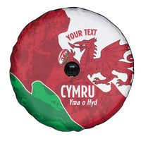 Wales Rugby Custom Spare Tire Cover Go Cymru Yma O Hyd - Wonder Print Shop
