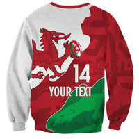 Wales Rugby Custom Sweatshirt Go Cymru Yma O Hyd - Wonder Print Shop