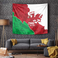 Wales Rugby Custom Tapestry Go Cymru Yma O Hyd - Wonder Print Shop