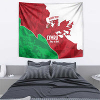 Wales Rugby Custom Tapestry Go Cymru Yma O Hyd - Wonder Print Shop