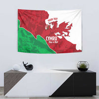 Wales Rugby Custom Tapestry Go Cymru Yma O Hyd - Wonder Print Shop