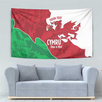 Wales Rugby Custom Tapestry Go Cymru Yma O Hyd - Wonder Print Shop