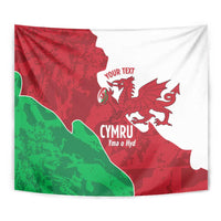 Wales Rugby Custom Tapestry Go Cymru Yma O Hyd - Wonder Print Shop