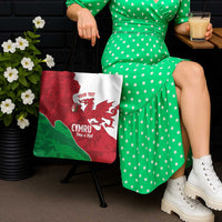 Wales Rugby Custom Tote Bag Go Cymru Yma O Hyd - Wonder Print Shop