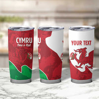 Wales Rugby Custom Tumbler Cup Go Cymru Yma O Hyd - Wonder Print Shop