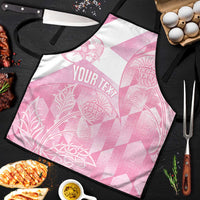 Scotland Rugby Custom Apron Go Scottish Thistle Pink Version - Wonder Print Shop