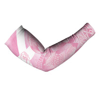 Scotland Rugby Custom Arm Sleeves Go Scottish Thistle Pink Version - Wonder Print Shop
