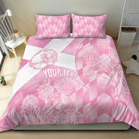 Scotland Rugby Custom Bedding Set Go Scottish Thistle Pink Version - Wonder Print Shop