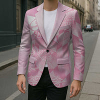 Scotland Rugby Custom Blazer Go Scottish Thistle Pink Version - Wonder Print Shop