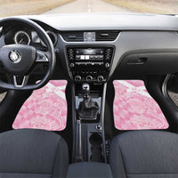 Scotland Rugby Custom Car Mats Go Scottish Thistle Pink Version - Wonder Print Shop
