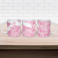 Scotland Rugby Custom Ceramic Mug Go Scottish Thistle Pink Version - Wonder Print Shop