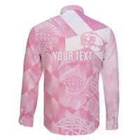 Scotland Rugby Custom Family Matching Short Sleeve Bodycon Dress and Hawaiian Shirt Go Scottish Thistle Pink Version - Wonder Print Shop