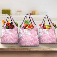 Scotland Rugby Custom Grocery Bag Go Scottish Thistle Pink Version - Wonder Print Shop