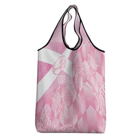 Scotland Rugby Custom Grocery Bag Go Scottish Thistle Pink Version - Wonder Print Shop