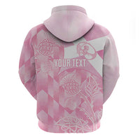 Scotland Rugby Custom Hoodie Go Scottish Thistle Pink Version - Wonder Print Shop