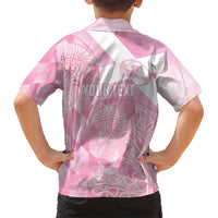 Scotland Rugby Custom Kid Hawaiian Shirt Go Scottish Thistle Pink Version - Wonder Print Shop