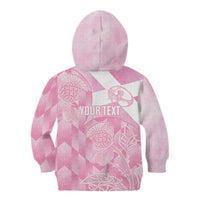 Scotland Rugby Custom Kid Hoodie Go Scottish Thistle Pink Version - Wonder Print Shop