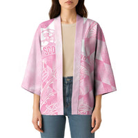 Scotland Rugby Custom Kimono Go Scottish Thistle Pink Version - Wonder Print Shop