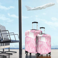 Scotland Rugby Custom Luggage Cover Go Scottish Thistle Pink Version - Wonder Print Shop