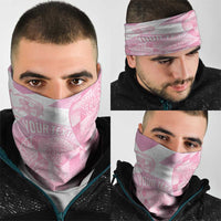 Scotland Rugby Neck Gaiter Go Scottish Thistle Pink Version LT14