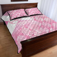 Scotland Rugby Custom Quilt Bed Set Go Scottish Thistle Pink Version - Wonder Print Shop
