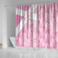 Scotland Rugby Custom Shower Curtain Go Scottish Thistle Pink Version - Wonder Print Shop