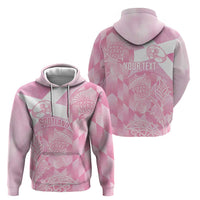 Scotland Rugby Custom Zip Hoodie Go Scottish Thistle Pink Version - Wonder Print Shop