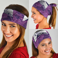 Scotland Rugby Neck Gaiter Go Scottish Thistle Purple Version LT14