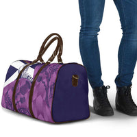 Scotland Rugby Custom Travel Bag Go Scottish Thistle Purple Version - Wonder Print Shop