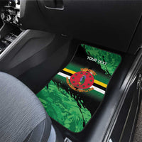 Persionalized Dominica 1978 Car Mats Dominik Independence Anniversary Grunge Style - Wonder Print Shop