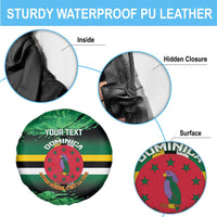 Persionalized Dominica 1978 Spare Tire Cover Dominik Independence Anniversary Grunge Style - Wonder Print Shop