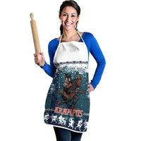Gruss vom Krampus Christmas Apron Creepy Xmas Devil - Wonder Print Shop