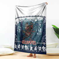 Gruss vom Krampus Christmas Blanket Creepy Xmas Devil - Wonder Print Shop