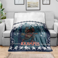 Gruss vom Krampus Christmas Blanket Creepy Xmas Devil - Wonder Print Shop