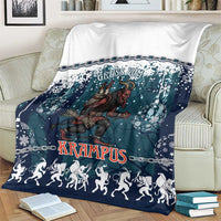 Gruss vom Krampus Christmas Blanket Creepy Xmas Devil - Wonder Print Shop