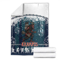 Gruss vom Krampus Christmas Blanket Creepy Xmas Devil - Wonder Print Shop