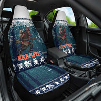 Gruss vom Krampus Christmas Car Seat Cover Creepy Xmas Devil - Wonder Print Shop
