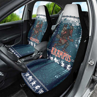 Gruss vom Krampus Christmas Car Seat Cover Creepy Xmas Devil - Wonder Print Shop