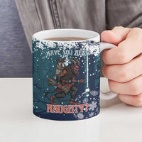 Gruss vom Krampus Christmas Ceramic Mug Creepy Xmas Devil - Wonder Print Shop