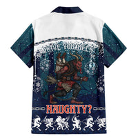 Gruss vom Krampus Christmas Family Matching Mermaid Dress and Hawaiian Shirt Creepy Xmas Devil - Wonder Print Shop