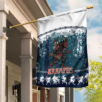 Gruss vom Krampus Christmas Garden Flag Creepy Xmas Devil - Wonder Print Shop