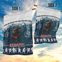 Gruss vom Krampus Christmas Garden Flag Creepy Xmas Devil - Wonder Print Shop