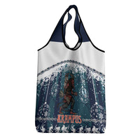 Gruss vom Krampus Christmas Grocery Bag Creepy Xmas Devil - Wonder Print Shop