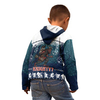 Gruss vom Krampus Christmas Kid Hoodie Creepy Xmas Devil - Wonder Print Shop