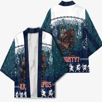 Gruss vom Krampus Christmas Kimono Creepy Xmas Devil - Wonder Print Shop
